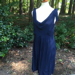 Anthropologie shoulder tie dress.